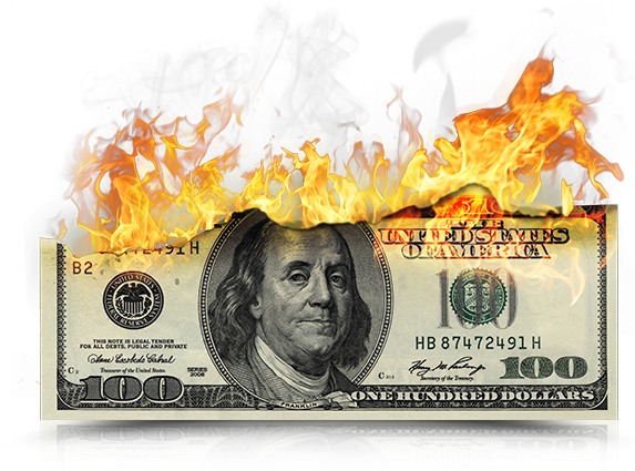 $100 bill on fire {{brizy_dc_image_alt imageSrc=
