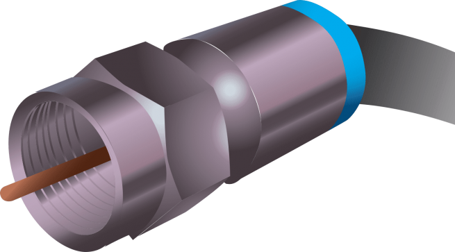 Coaxial F type connector {{brizy_dc_image_alt imageSrc=