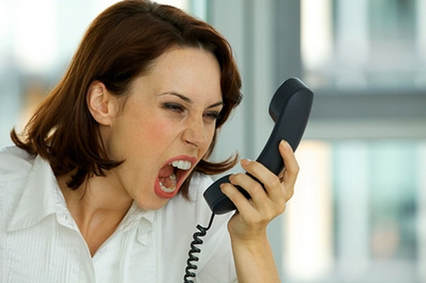 Woman yelling at telemarketer {{brizy_dc_image_alt imageSrc=
